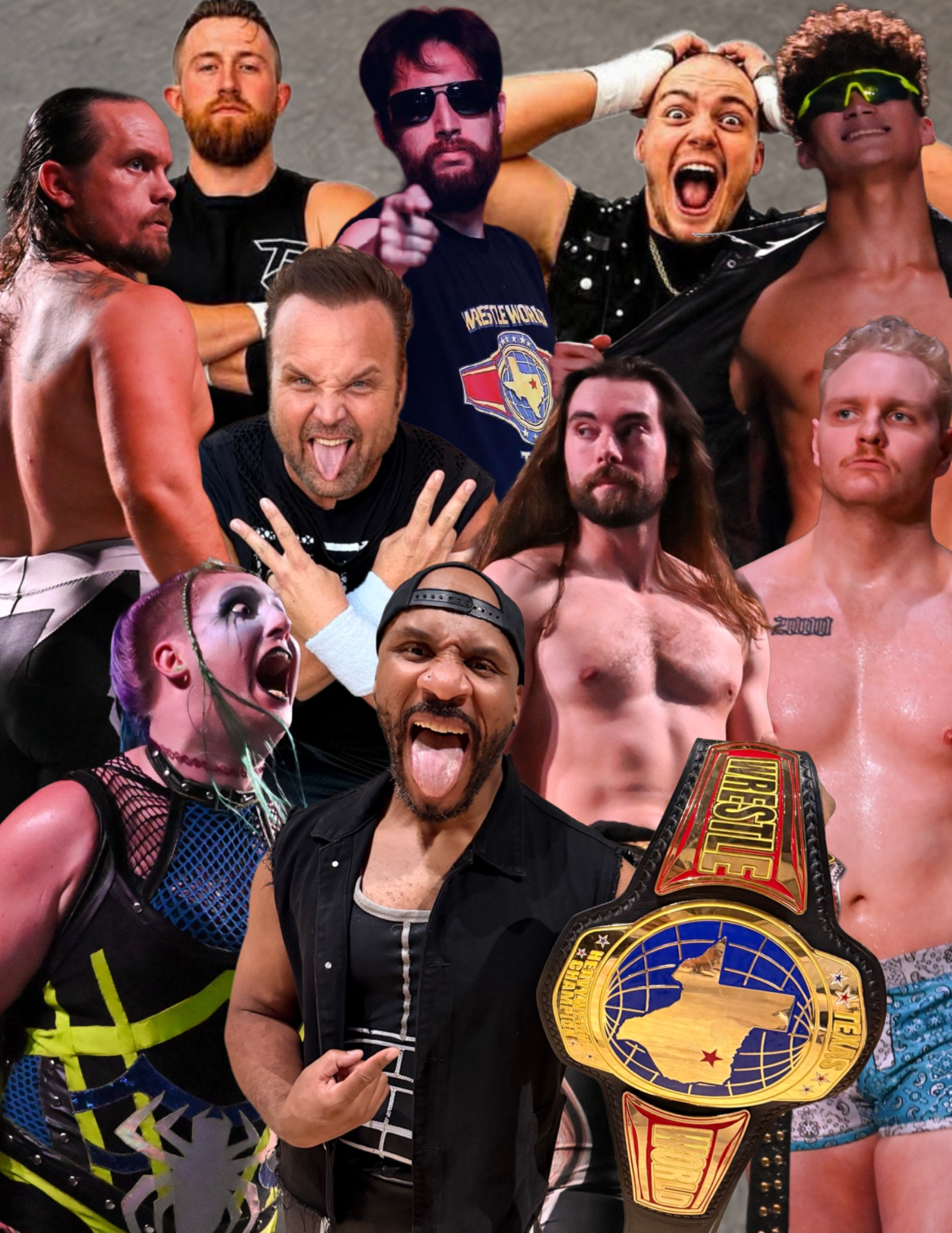 The stars of Wrestle World Texas